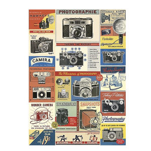 Cavallini Flat Wrap - Vintage Cameras