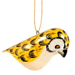 Owl Wood Ornament