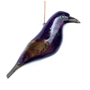 Purple Martin Wood Ornament