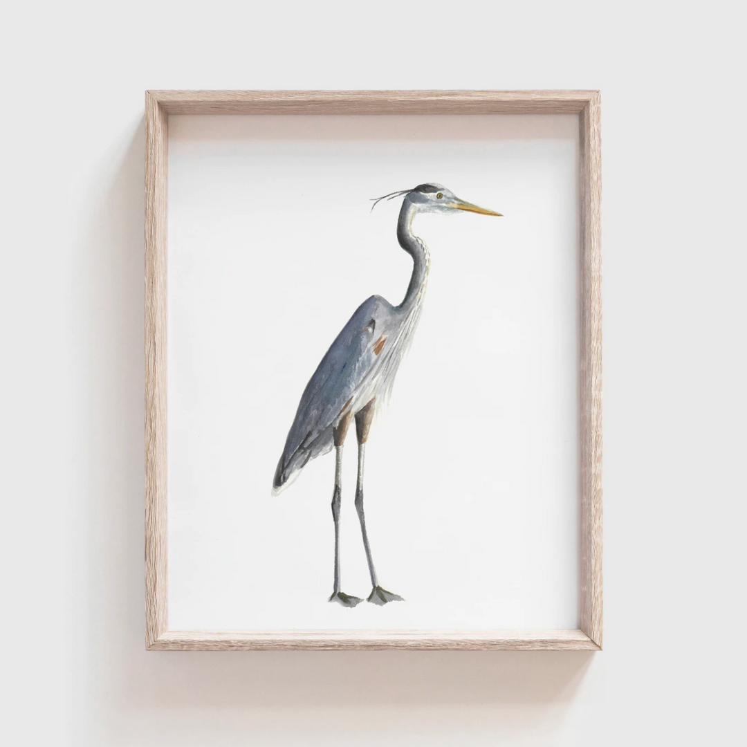 Blue Heron Art Print