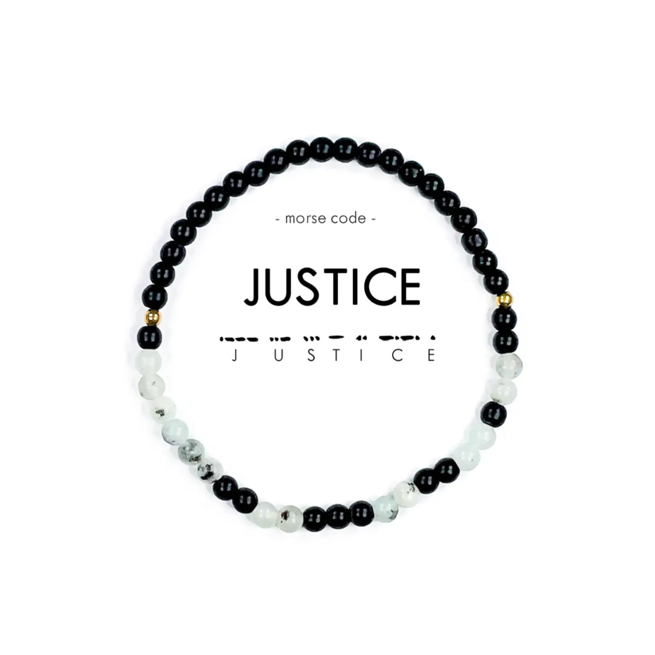 Morse Code Bracelet - Justice