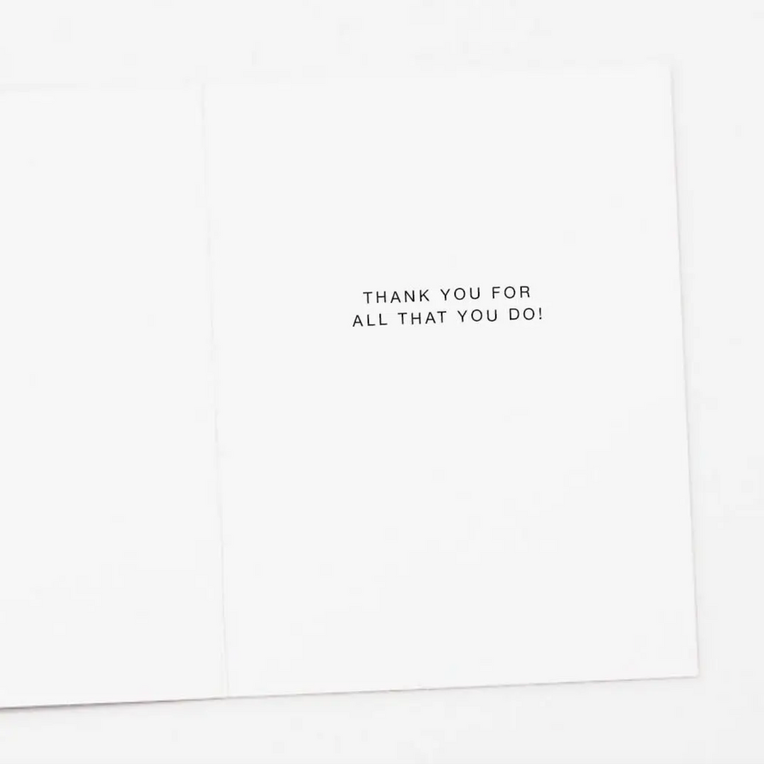 One Day With A Great Teacher Card