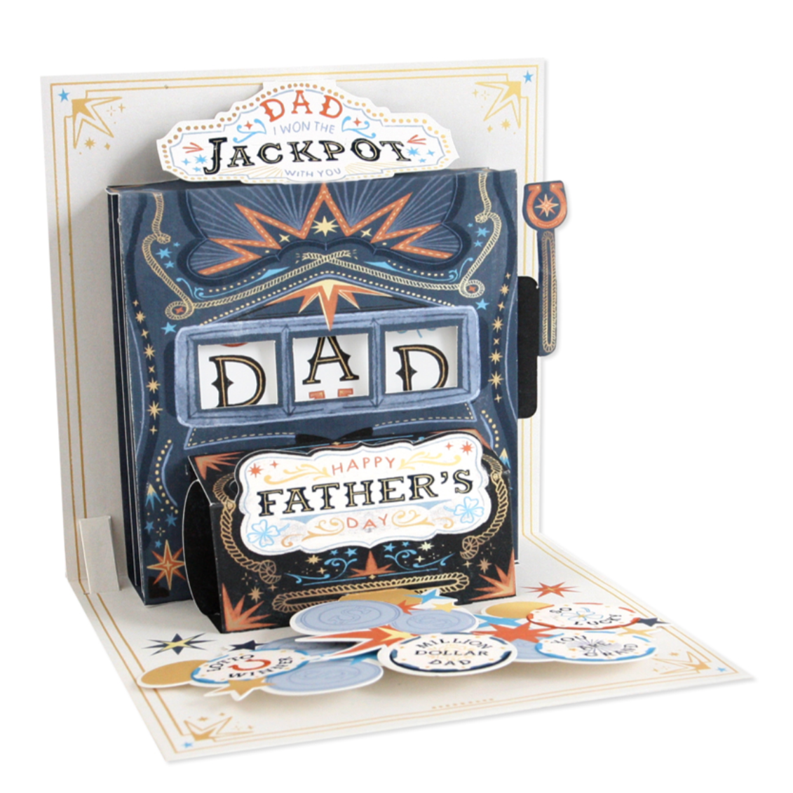 Vintage Jackpot Pop-up Card