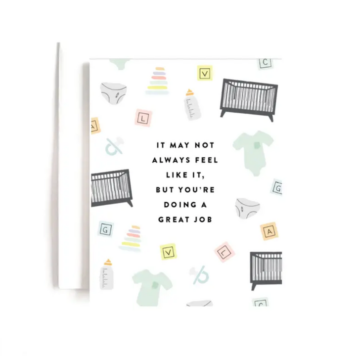 Doing a Great Job Baby Card