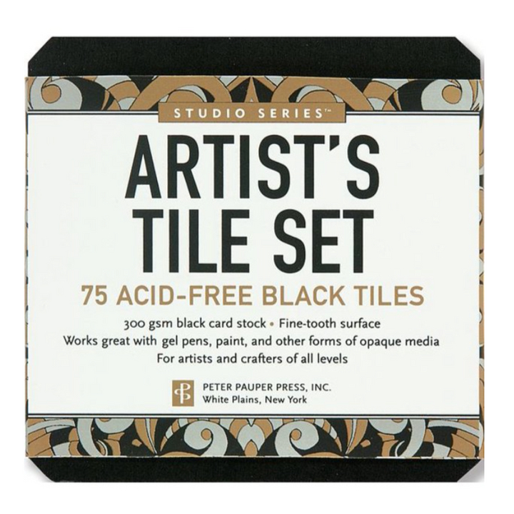 Studio Series Artist's Tiles: Black