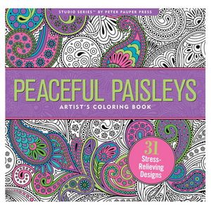 Peaceful Paisleys Coloring Book