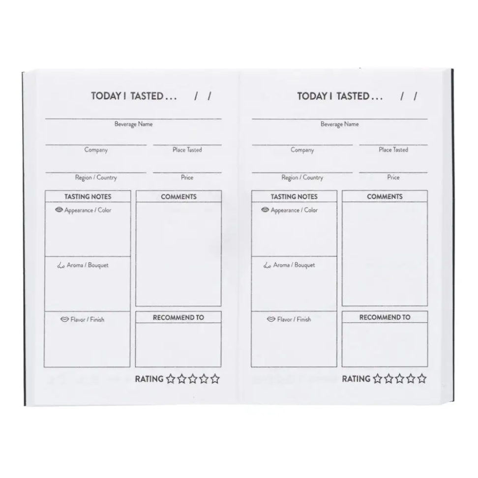 Wine Tasting Pocket Journal