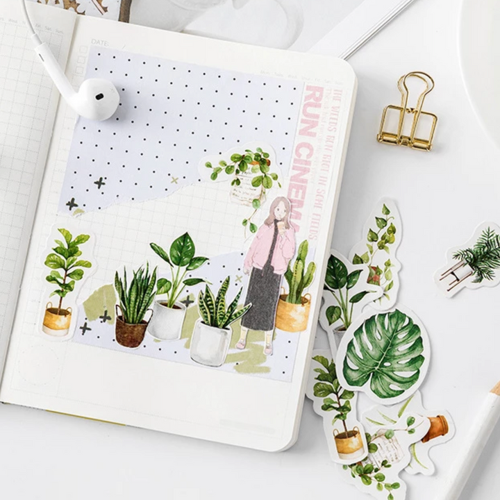 Plant Stickers - pack of 45