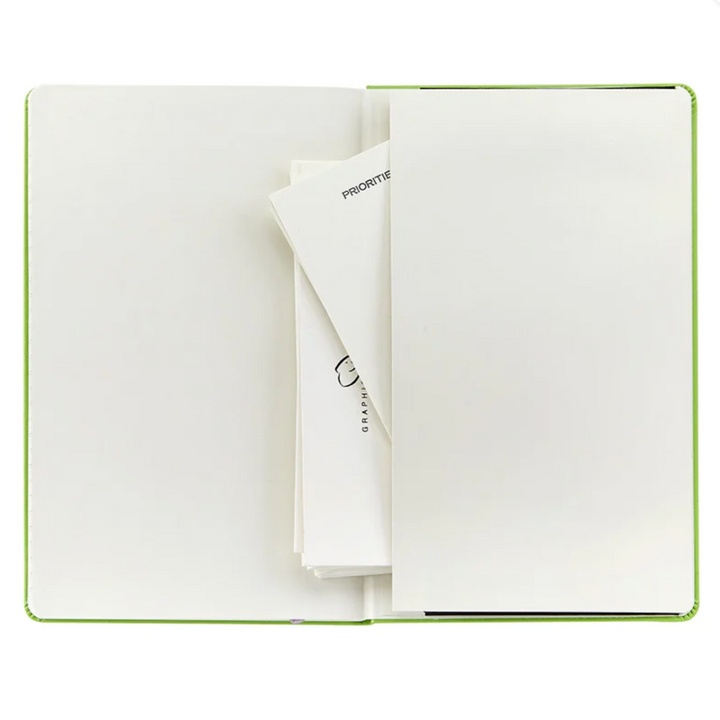 Bennett Leather Journal - Lime Leather