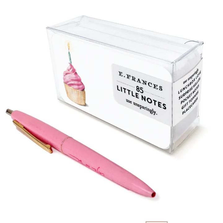 Pink Cupcake Little Notes