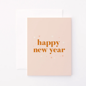 Starry New Year Card