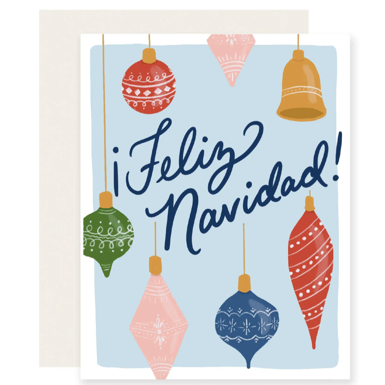 Navidad Ornaments Card