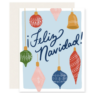 Navidad Ornaments Card