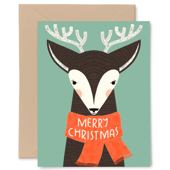 Christmas Deer Card (Set of 8)