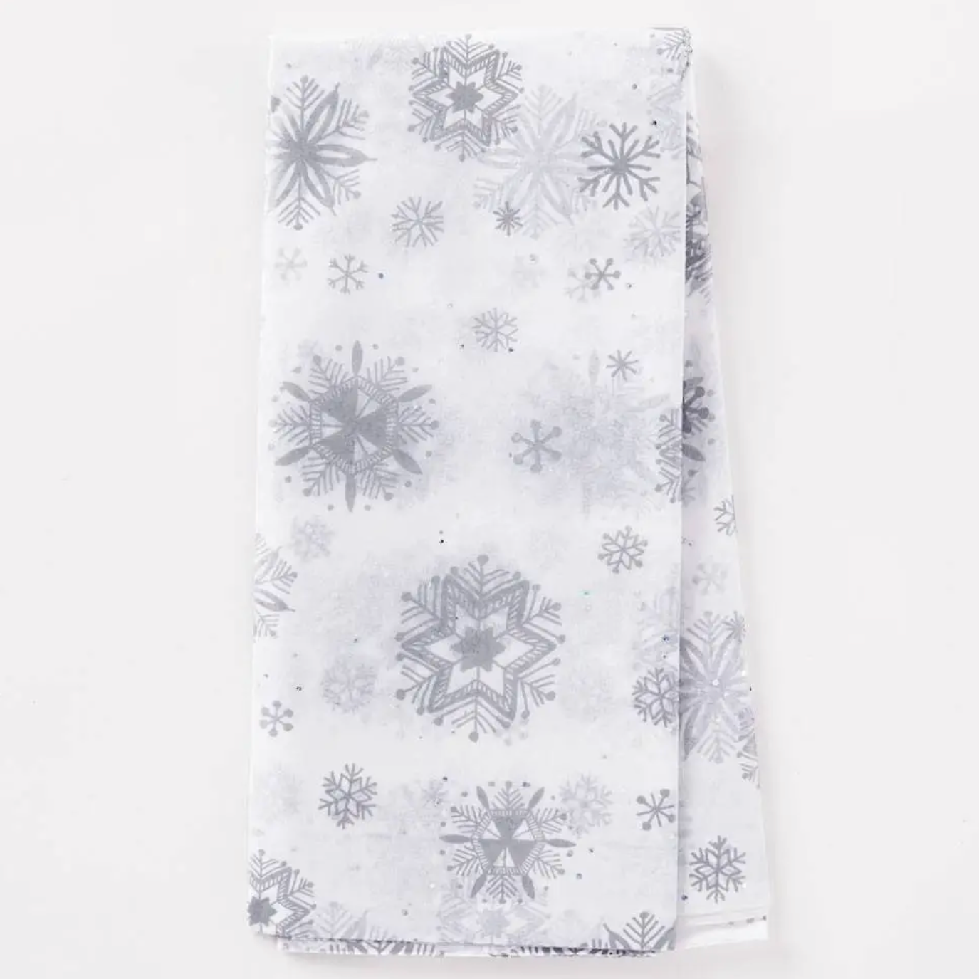 Silver Snowflakes Tissue Paper