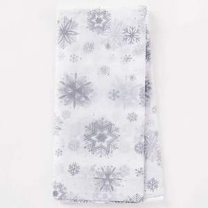 Silver Snowflakes Tissue Paper