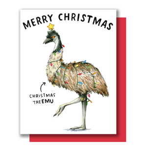 Christmas TreEmu Card