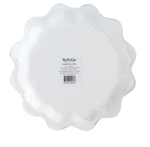 Holographic Web Shaped 9" Plates