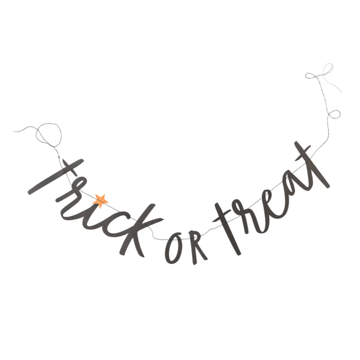 Trick or Treat Word Banner