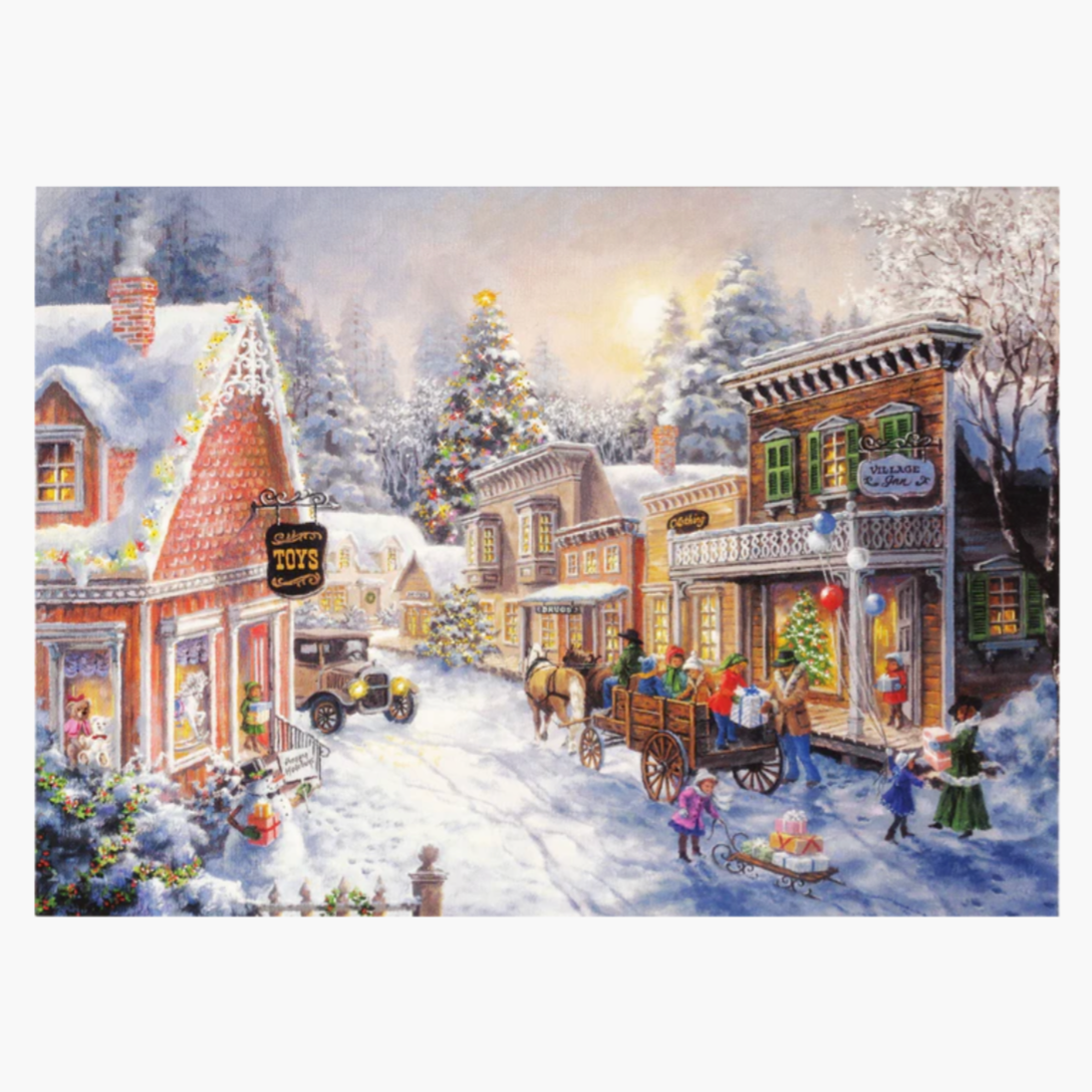 Country Village Holiday Cards (Set of 20)