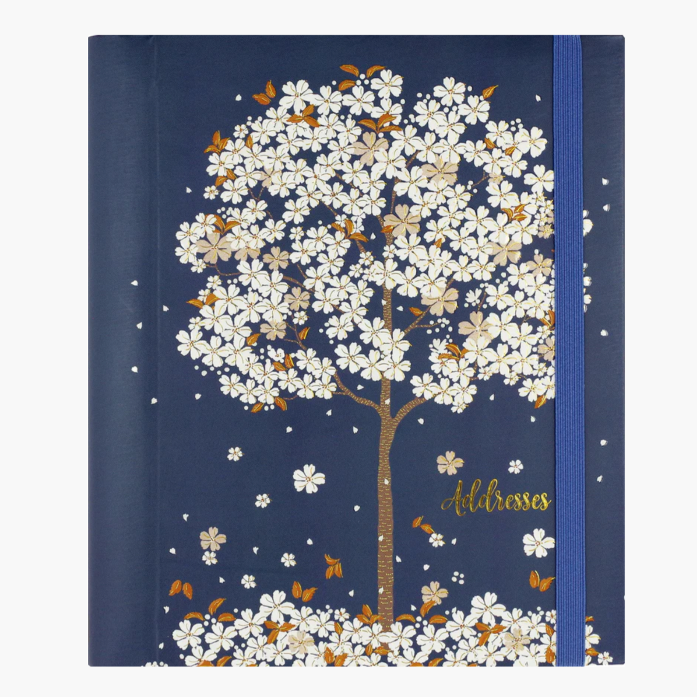 Falling Blossoms Large Address Book