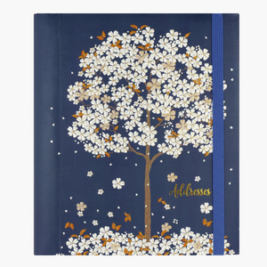Falling Blossoms Large Address Book