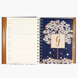 Falling Blossoms Large Address Book