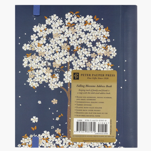 Falling Blossoms Large Address Book