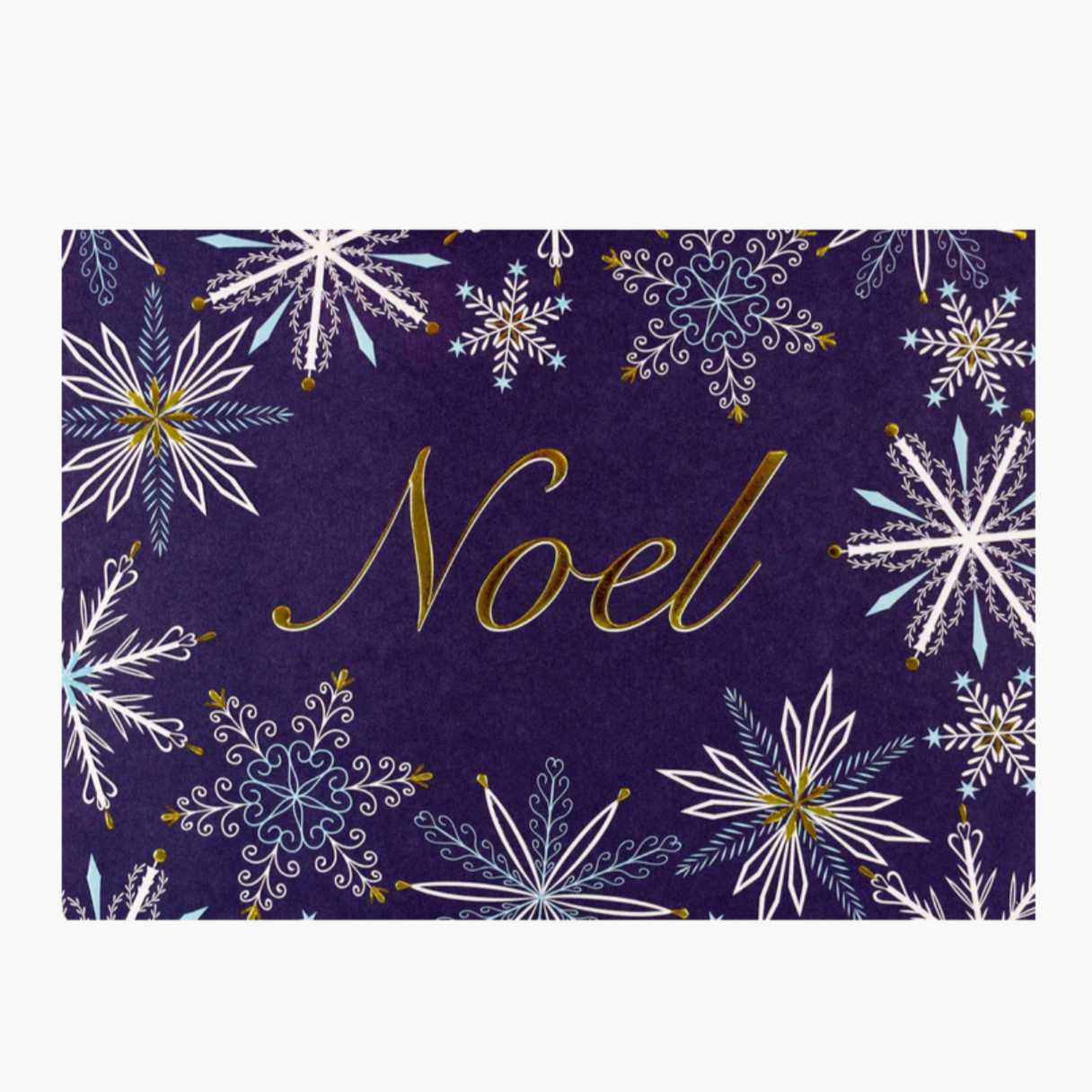 Golden Noel Boxed Holiday Cards (Set of 20)