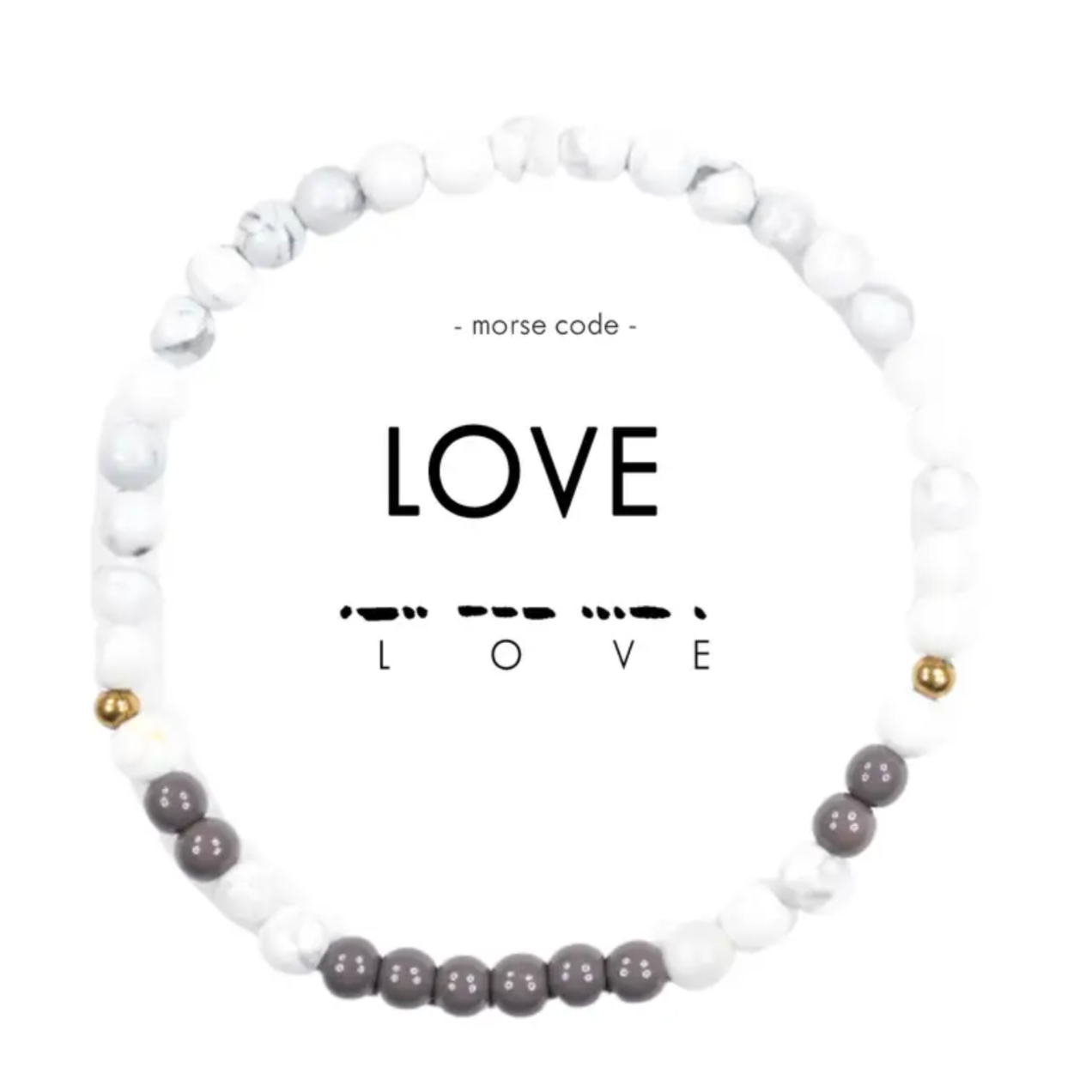Morse Code Bracelet - Love