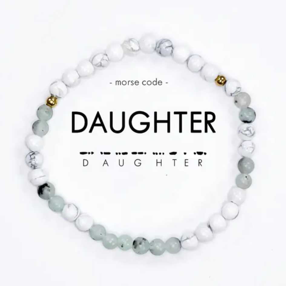 Morse Code Bracelet - Daughter