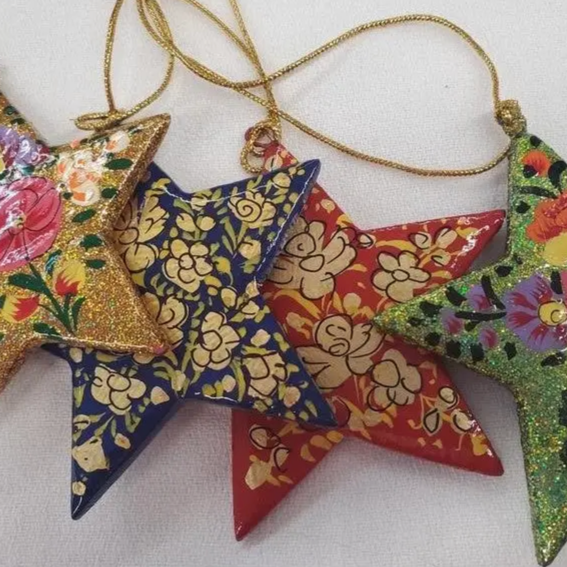 Papier-mâché Star Ornament