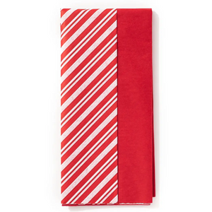 Peppermint and Red Tissue Paper