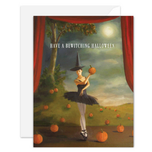 Dance of the Pumpkin Patch Halloween Card