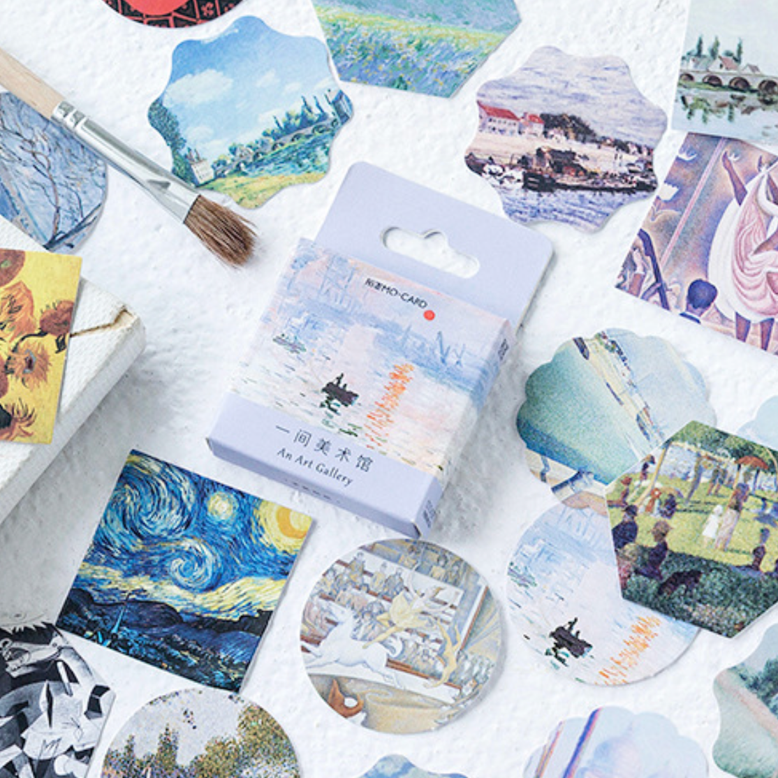 An Art Gallery Stickers - pack of 45