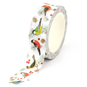 Mistletoe and Birds Washi