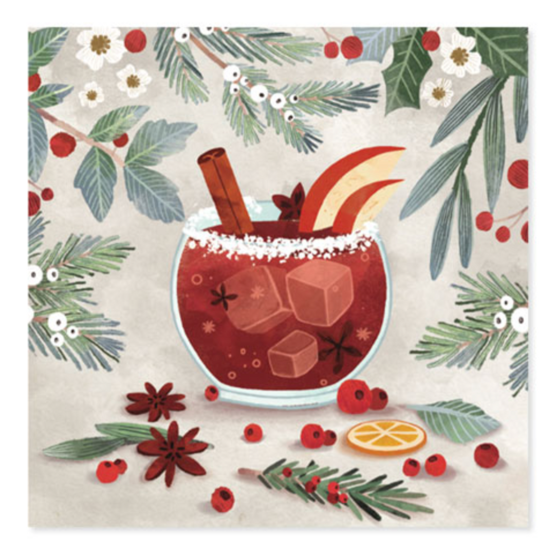 Cocktails Treasures Pop-up Card