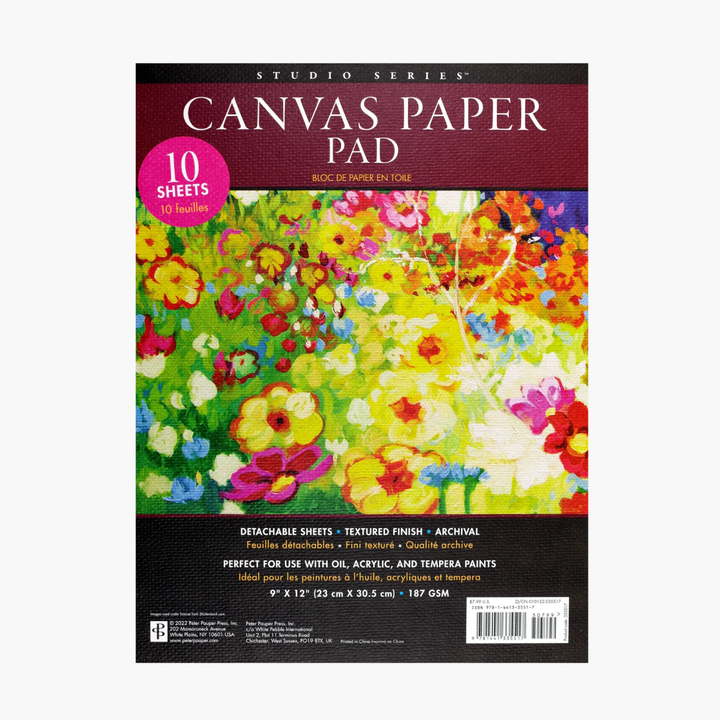 Studio Series Canvas Paper Pad (9" x 12")