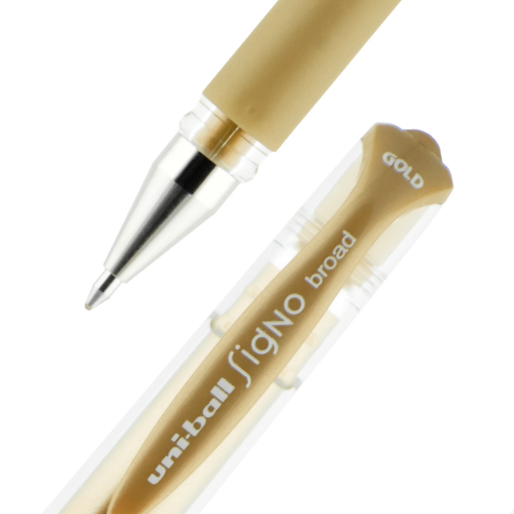 uni-ball Signo Gel Impact Gel Pen Gold