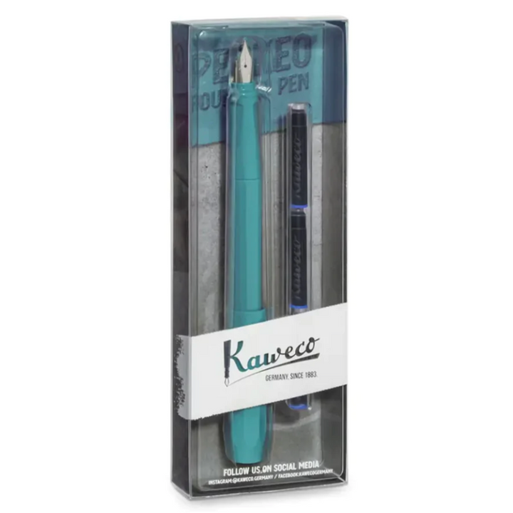 Perkeo Fountain Pen Pack - Breezy Teal (Fine)