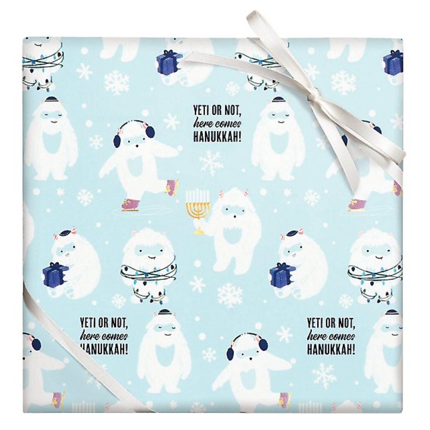 Yeti or Not Hanukkah Stone Wrapping Roll