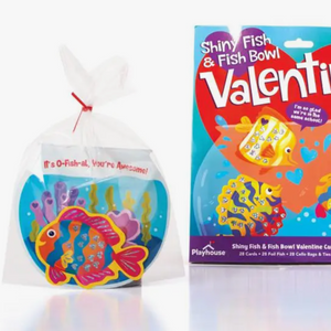 Fish Bowl Valentines - Set of 28