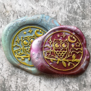 Wax Seal Stamp - Moonlit Owl