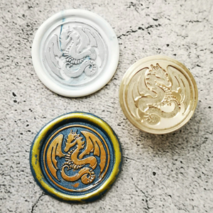 Wax Seal Stamp - Flying Dragon