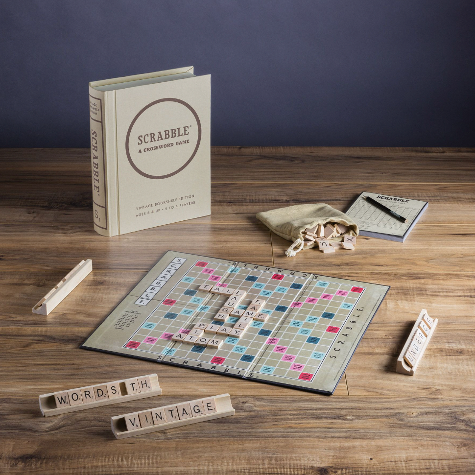 Scrabble Vintage  Bookshelf Edition