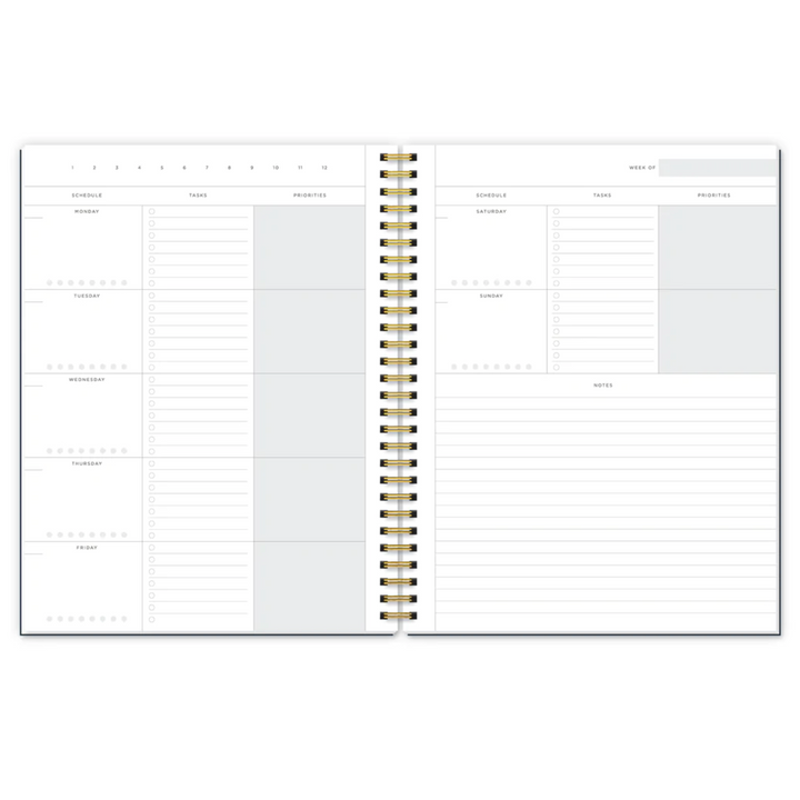 Open Dated Weekly Agenda