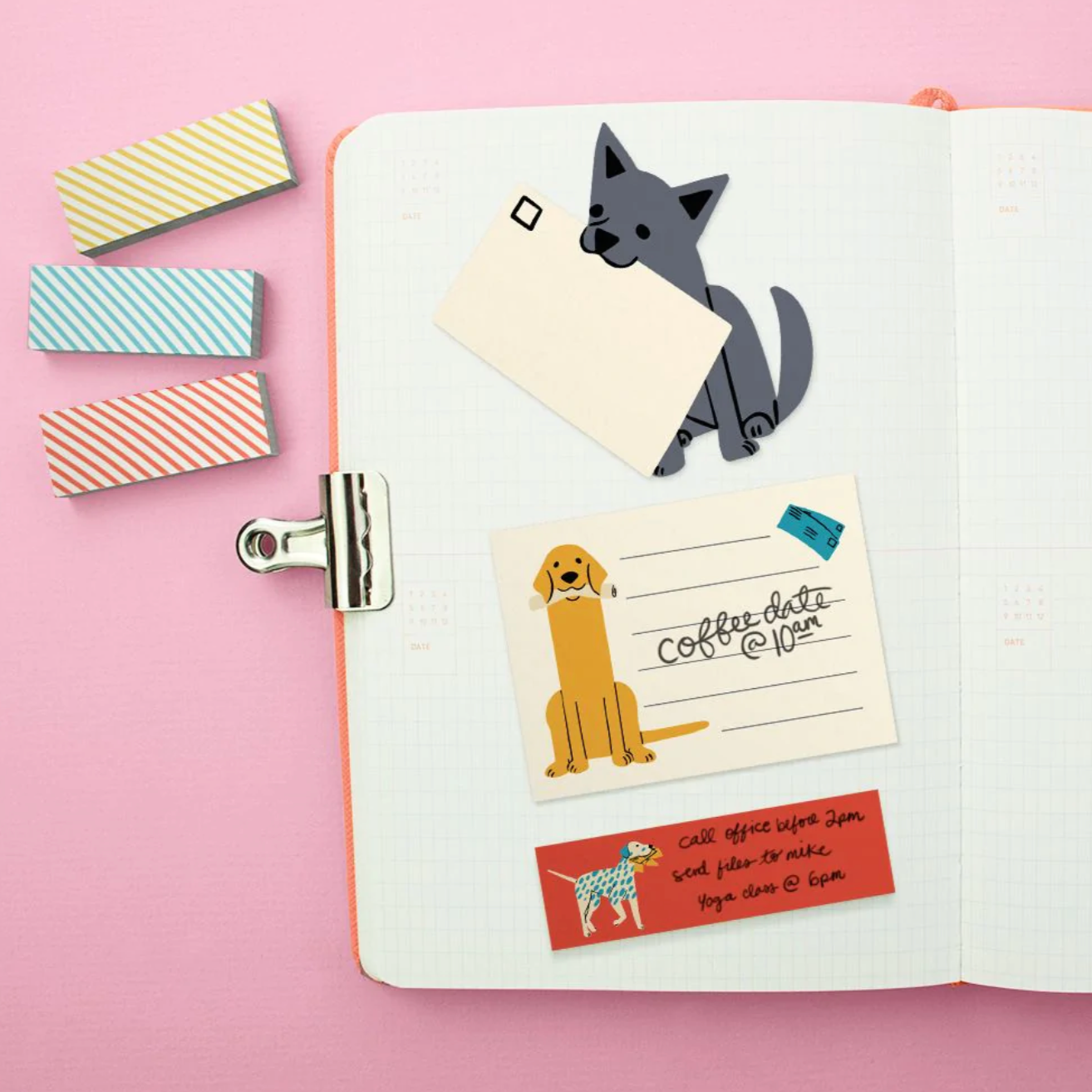 Fetching Fidos Sticky Note Set