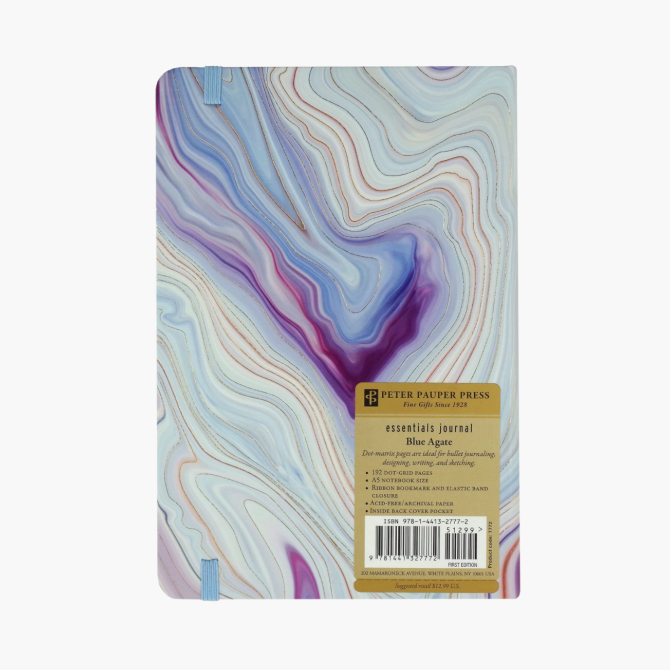 Blue Agate Dot Matrix Notebook – Hitchcock Paper Co.