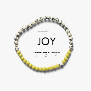 Morse Code Bracelet - Joy