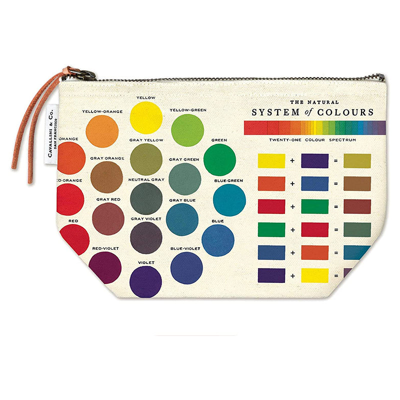 Color Wheel Vintage Pouch